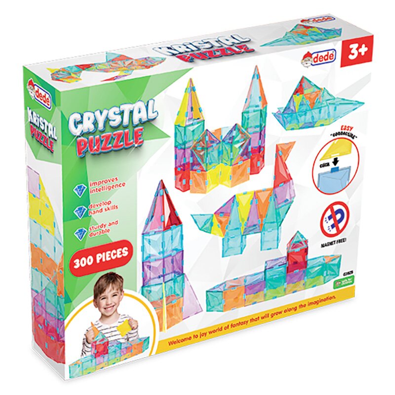 DEDE Set de constructie Crystal Puzzle 300 piese