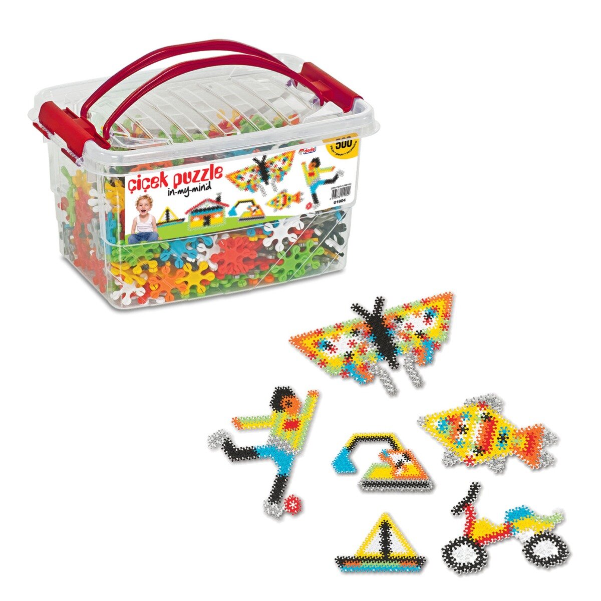DEDE Set de constructie Floral Puzzle 500 piese