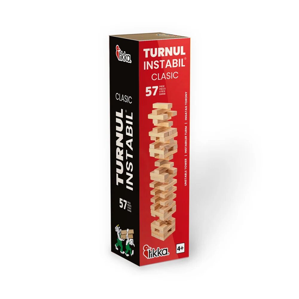 Deico Games Turnul instabil clasic joc de petrecere Tikka