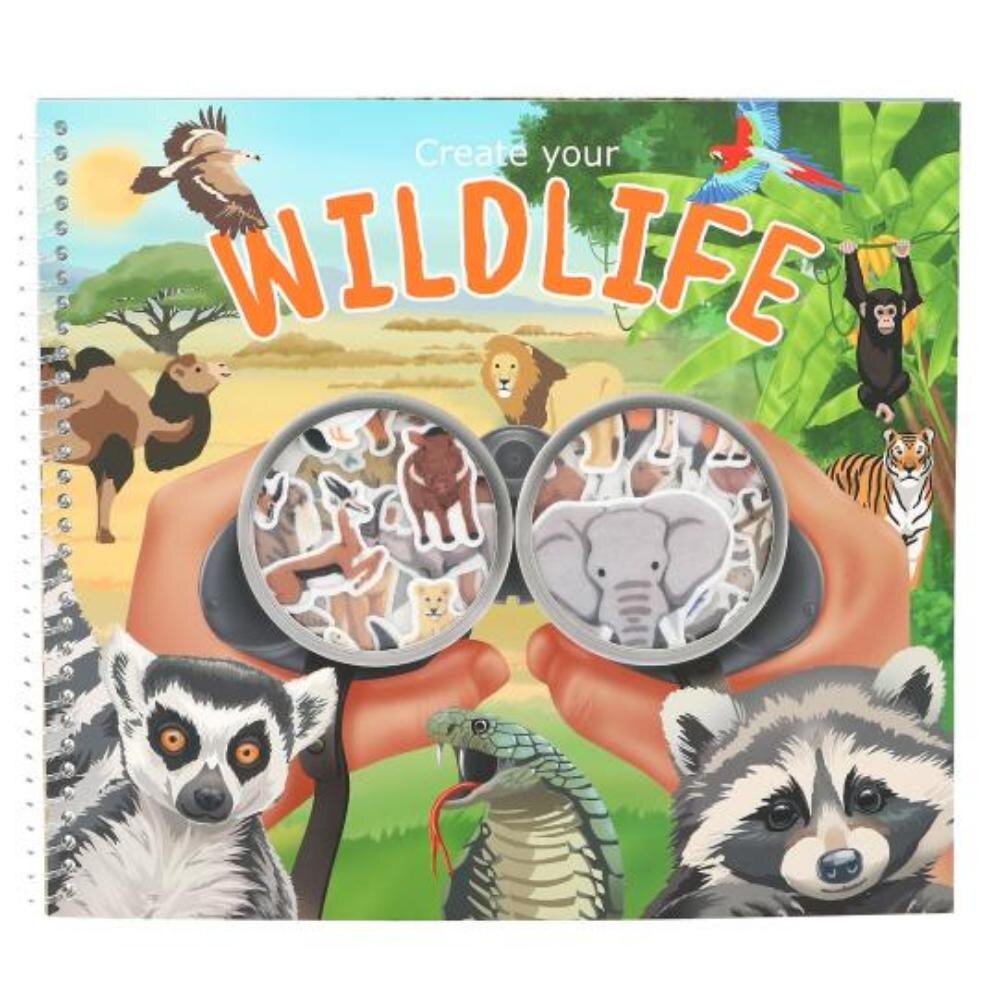 Depesche Carte cu stickere Create Your Wild Live
