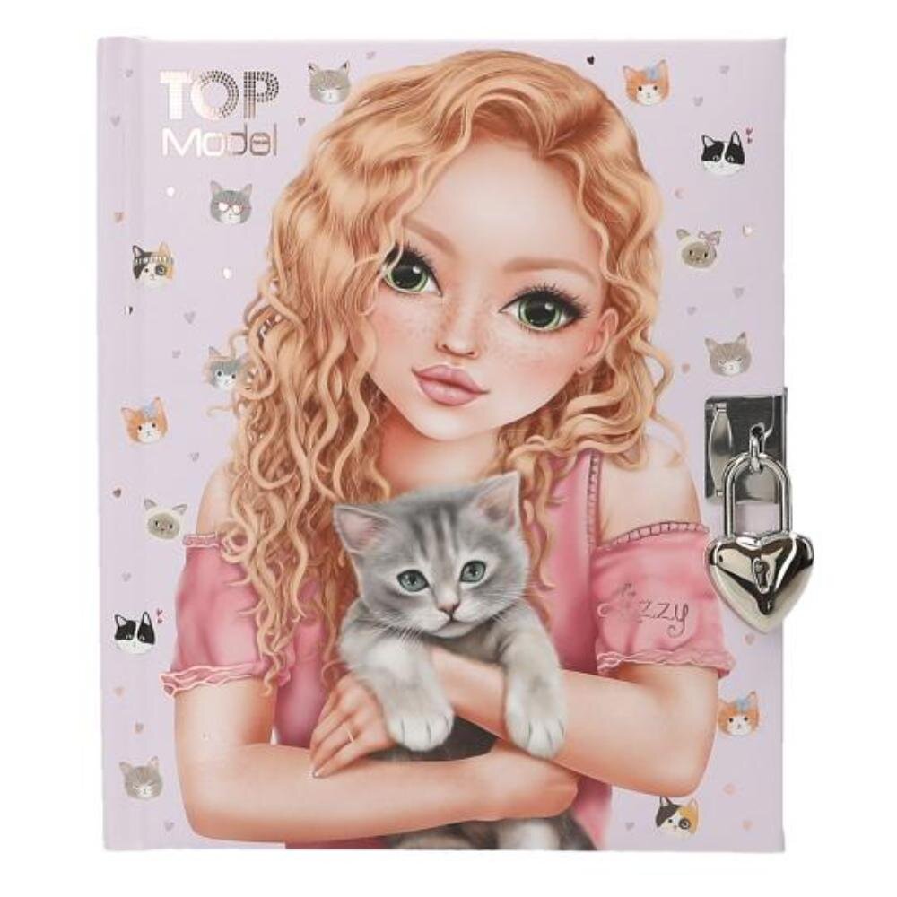 Depesche Jurnal cu lacat TopModel Kitty and Doggy Pisica