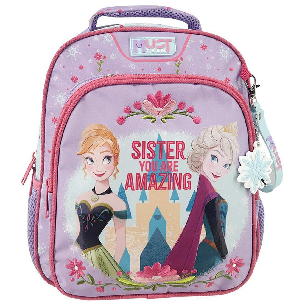 Diakakis Ghiozdan cu 2 compartimente Must Team Disney Frozen Sister You Are Amazing