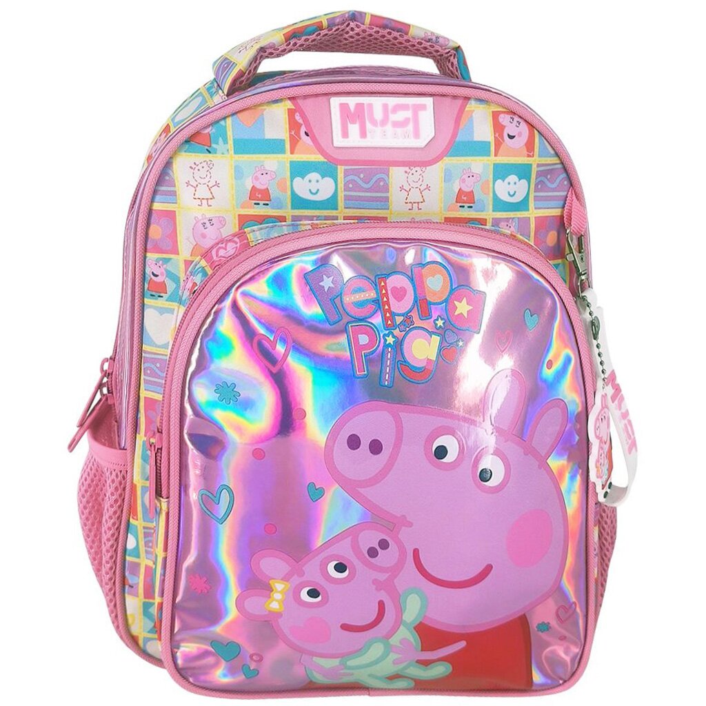 Diakakis Ghiozdan cu 2 compartimente Must Team Peppa Pig Smile Play Jump