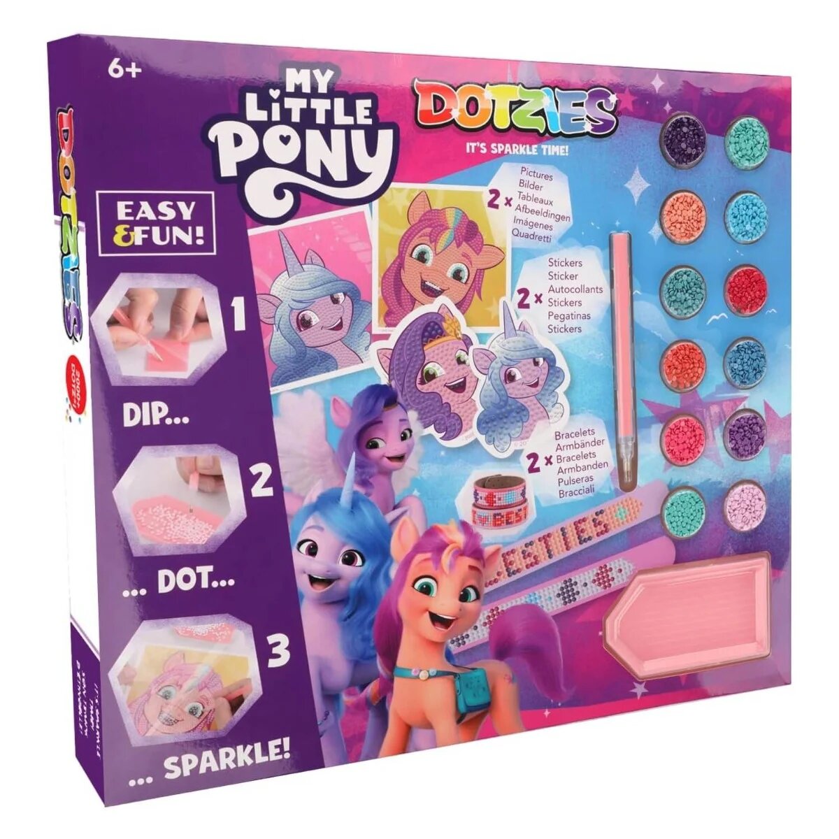 Diamond Dotz Set creativ 6 In 1 My Little Pony Pictura cu diamante