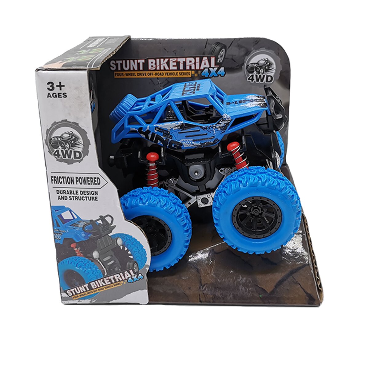 Dihua Masina de teren 4X4 cu pullback albastru