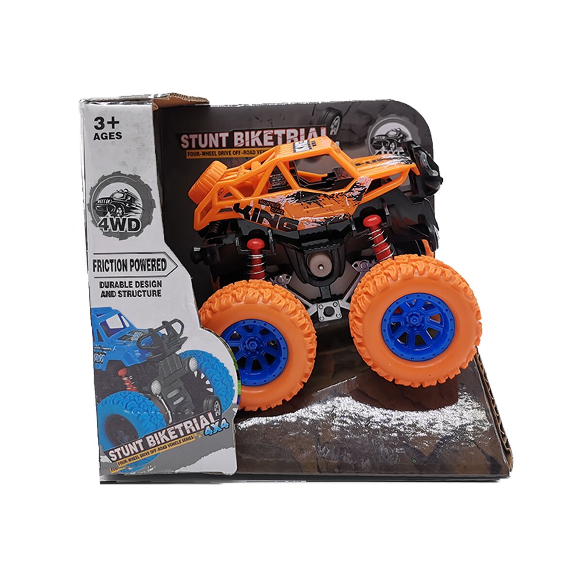 Dihua Masina de teren 4X4 cu pullback portocaliu