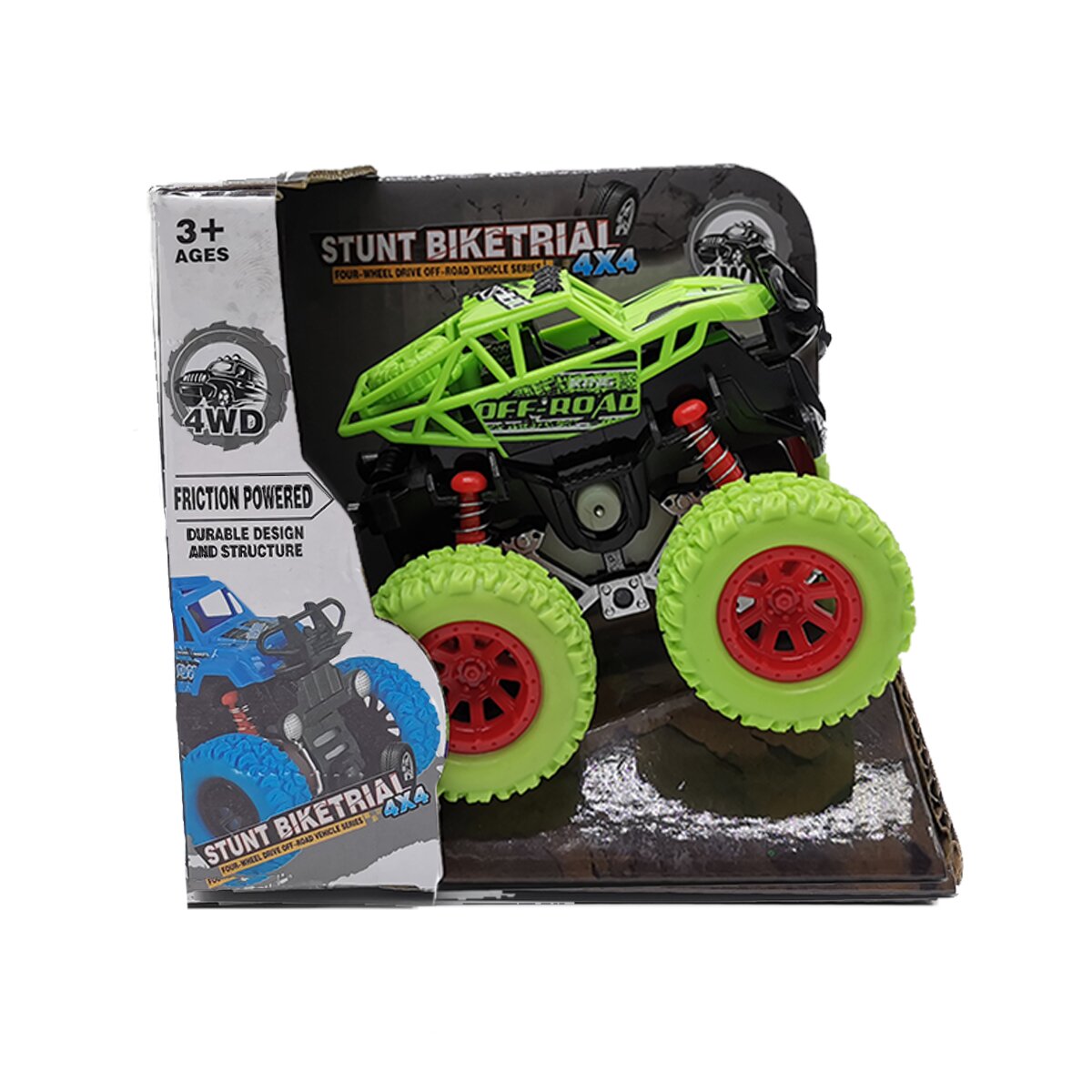 Dihua Masina de teren 4X4 cu pullback verde