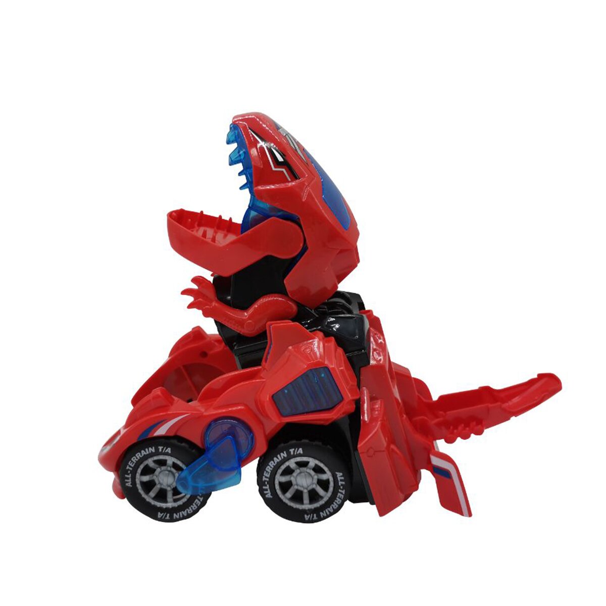Dihua Masina dino transformabil cu lumini si sunete rosie