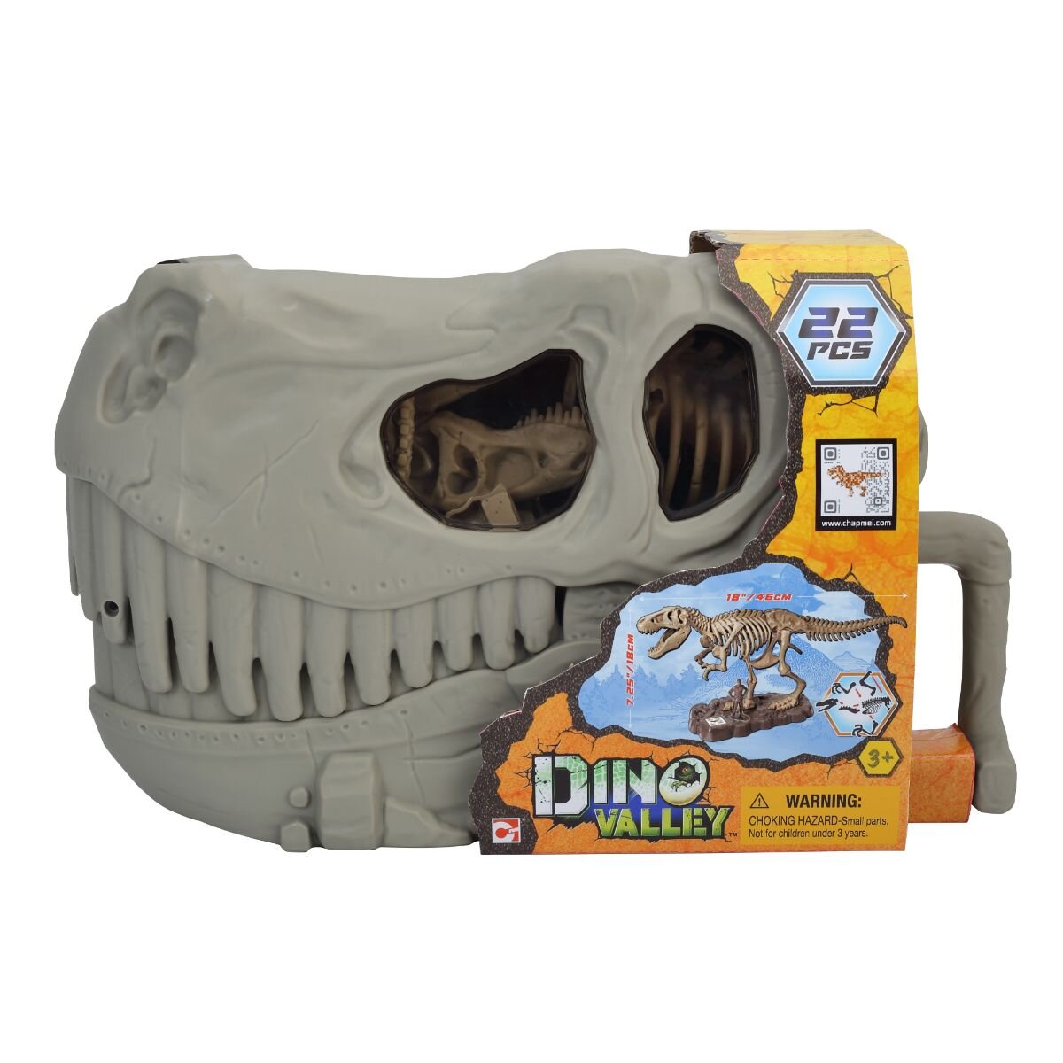 Dino Valley Set de construit schelet dinosaur T-Rex 22 piese