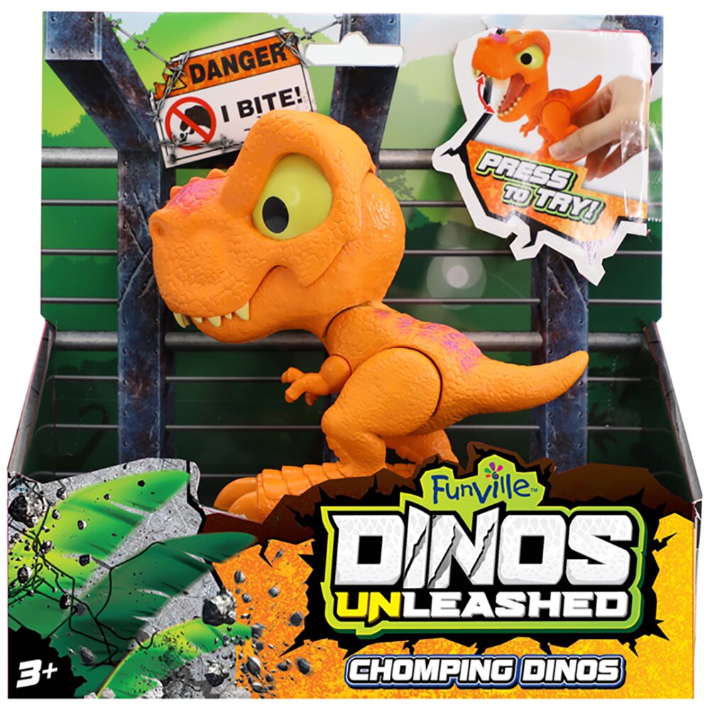 Dinos Unleashed Jucarie interactiva Chomping Portocaliu