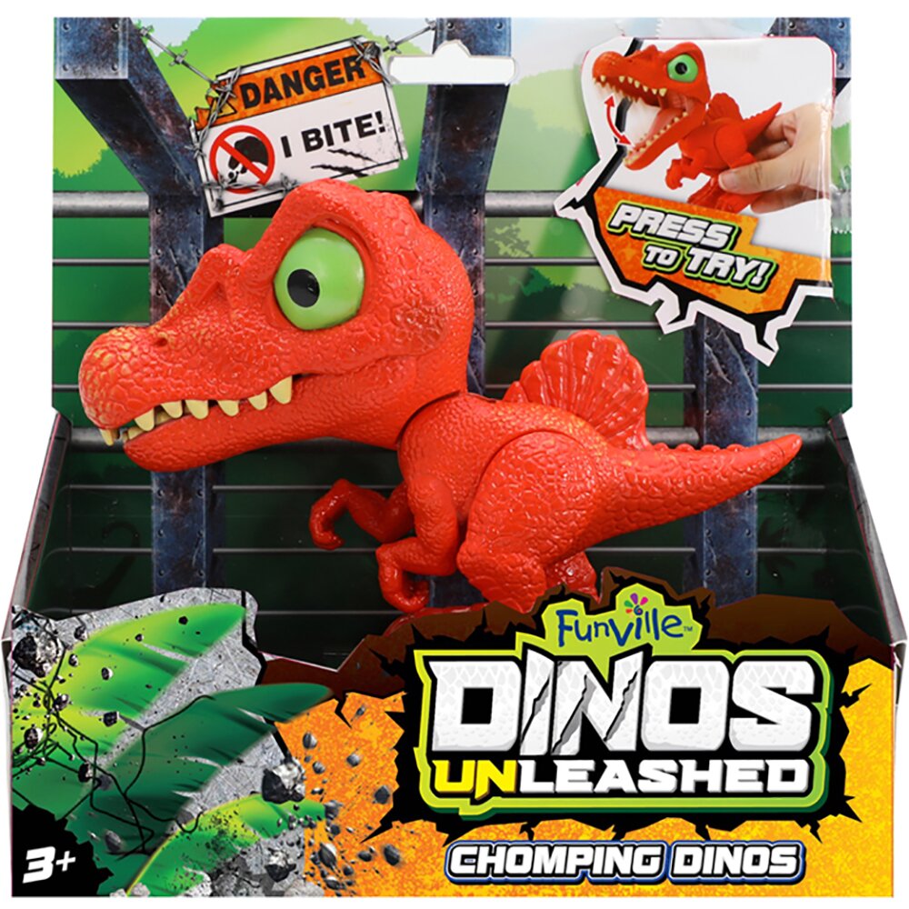 Dinos Unleashed Jucarie interactiva Chomping Rosu