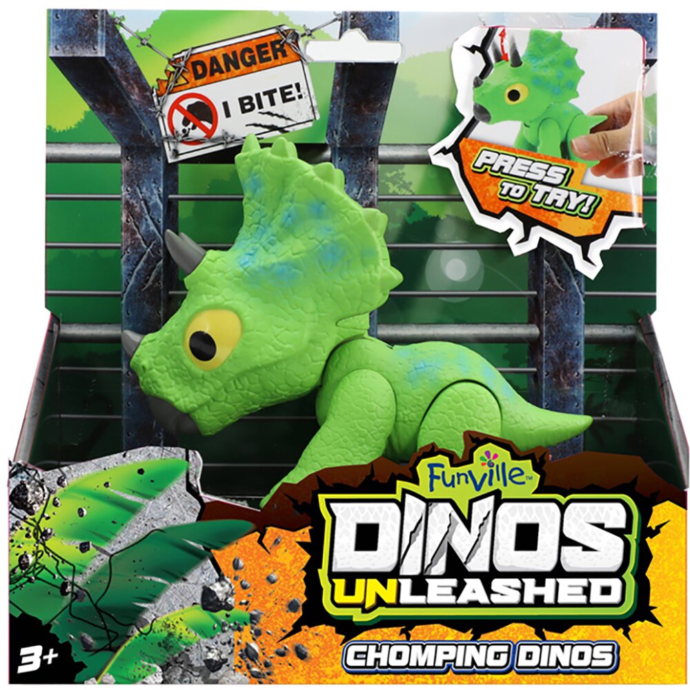 Dinos Unleashed Jucarie interactiva Chomping Verde