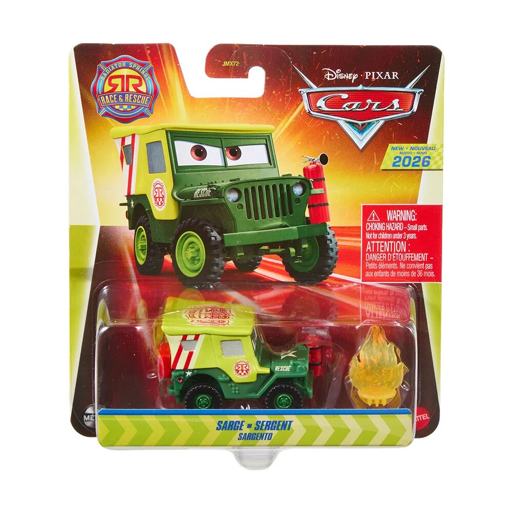 Disney Cars Masina cu accesoriu Sarge 1:55 JMX77