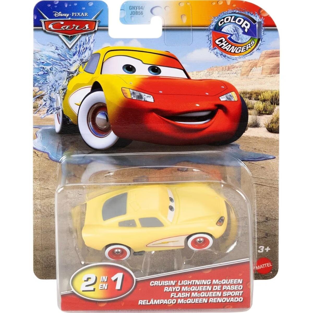 Disney Cars Masinuta Color Changers Cruisin Lightning McQueen JHG37