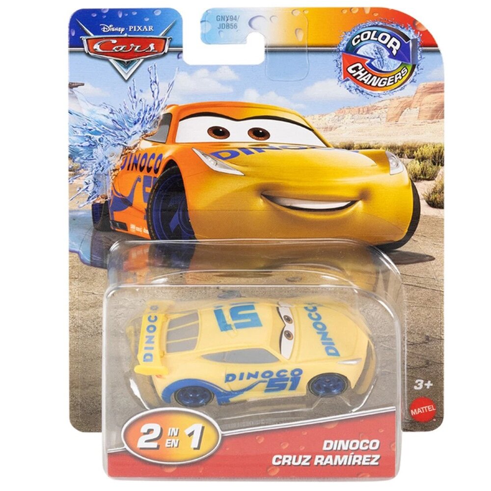 Disney Cars Masinuta Color Changers Dinoco Cruz Ramirez JHG26