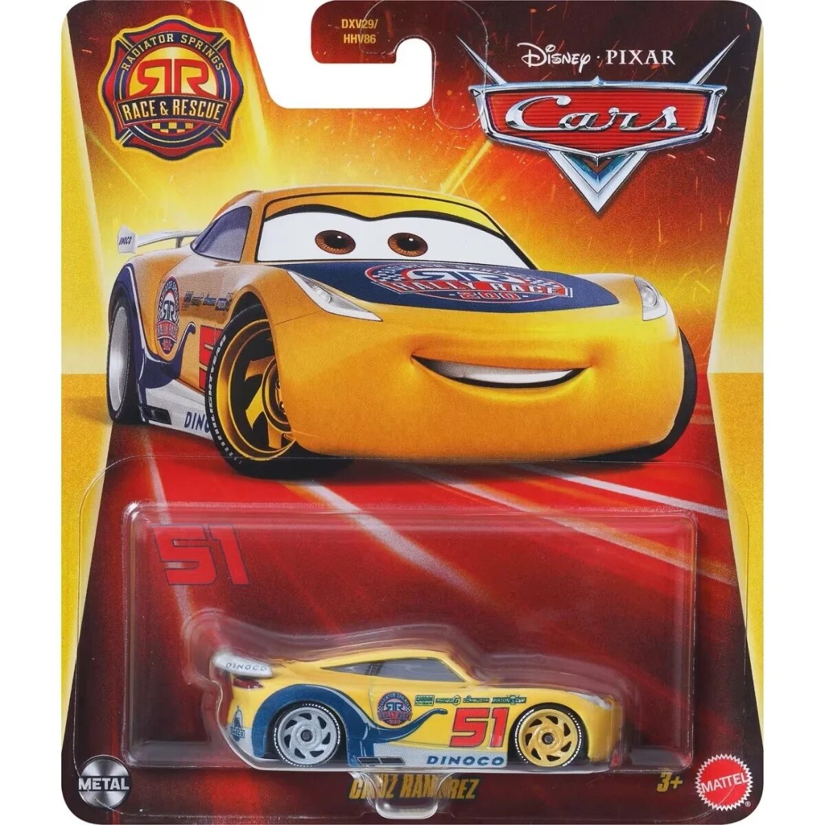 Disney Cars Masinuta din metal Race&Rescue Cruz Ramirez JDG51