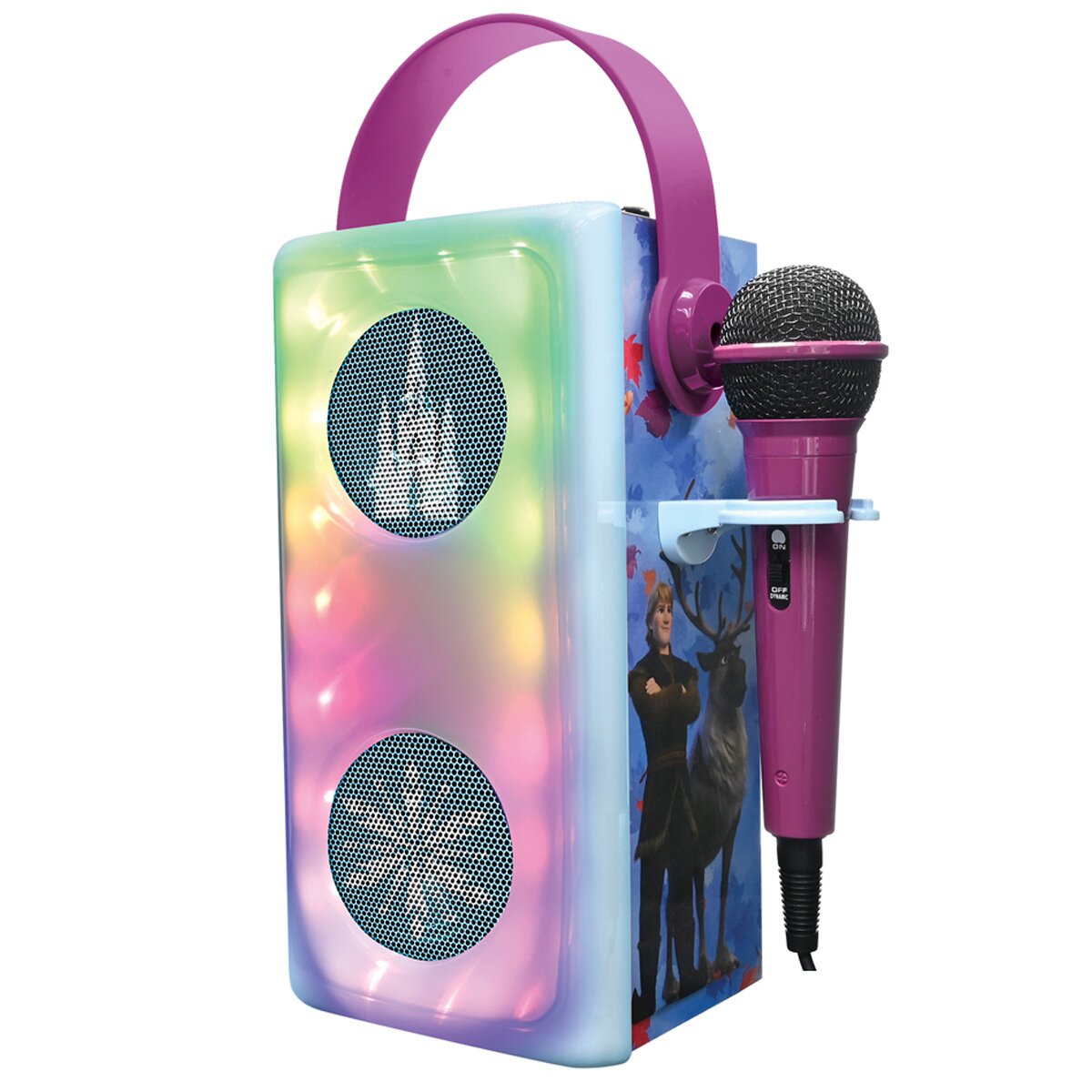 Disney Frozen Boxa wireless cu microfon si lumini Lexibook