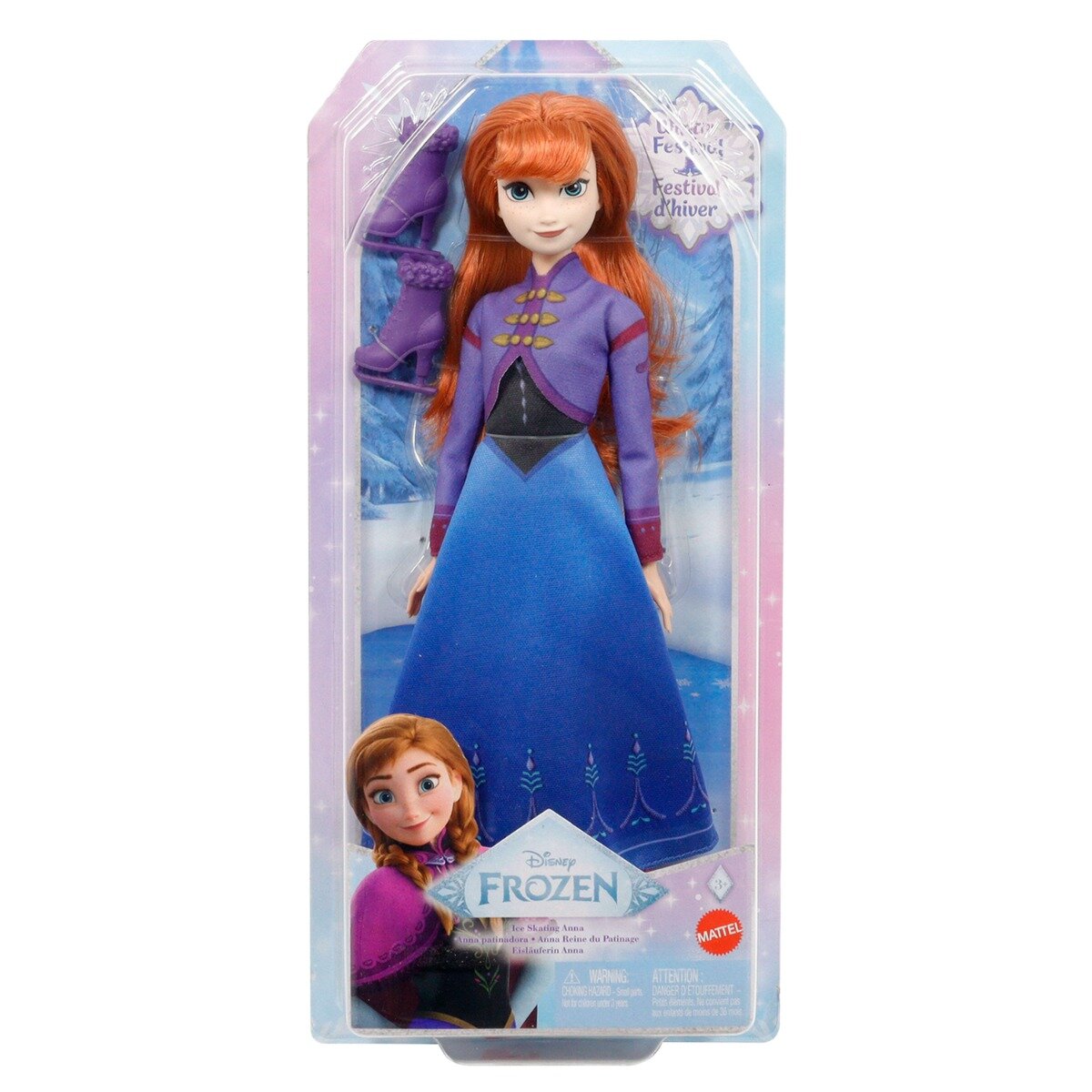 Disney Frozen Papusa Ice Skating Anna JBG54