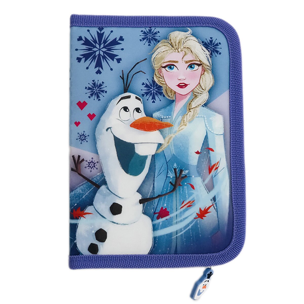 Disney Frozen Penar cu 1 fermoar si 2 flapsuri Frozen