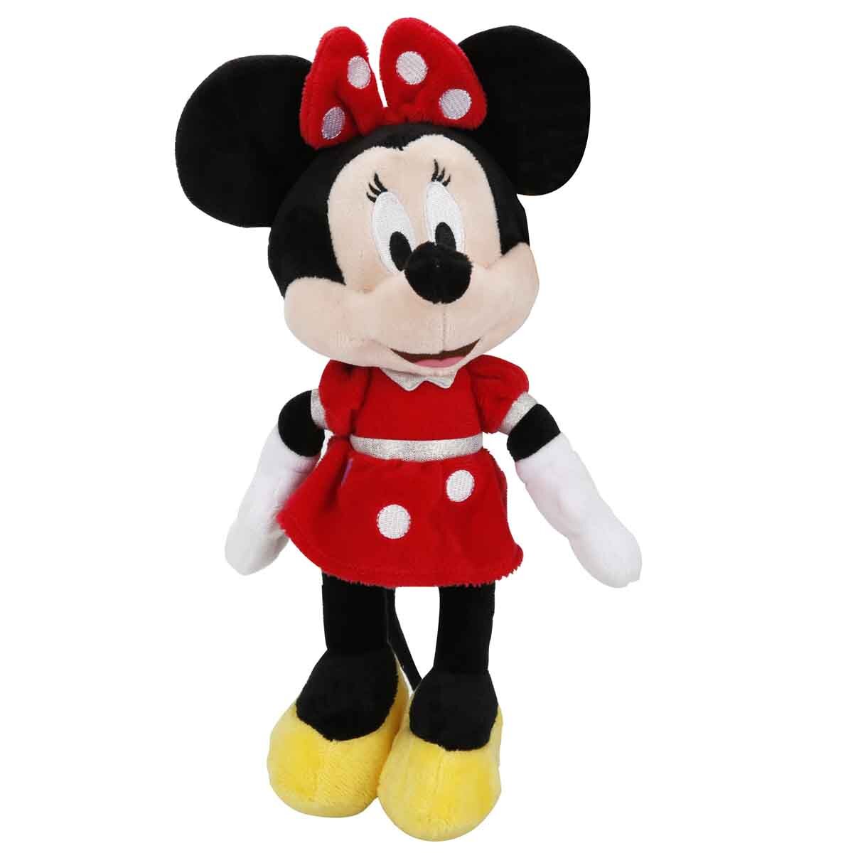 DISNEY Jucarie de plus Minnie Mouse Red Dress 30 cm