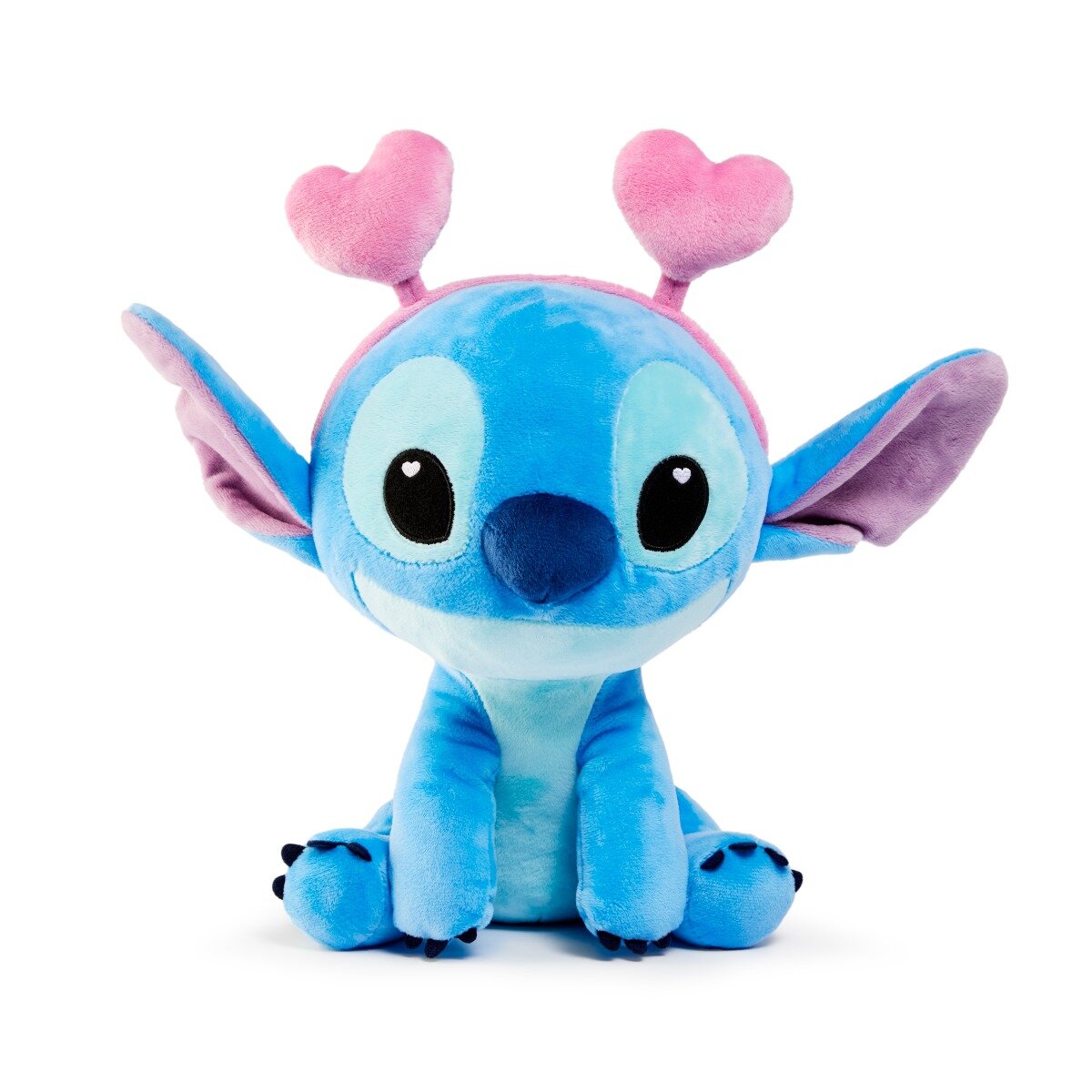 DISNEY Jucarie de plus Stitch cu inimioare 25 cm