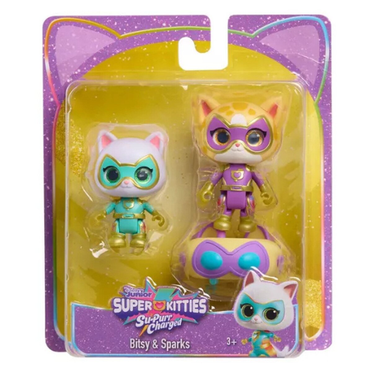 Disney Junior Set de joaca cu 2 figurine si accesorii Superkitties