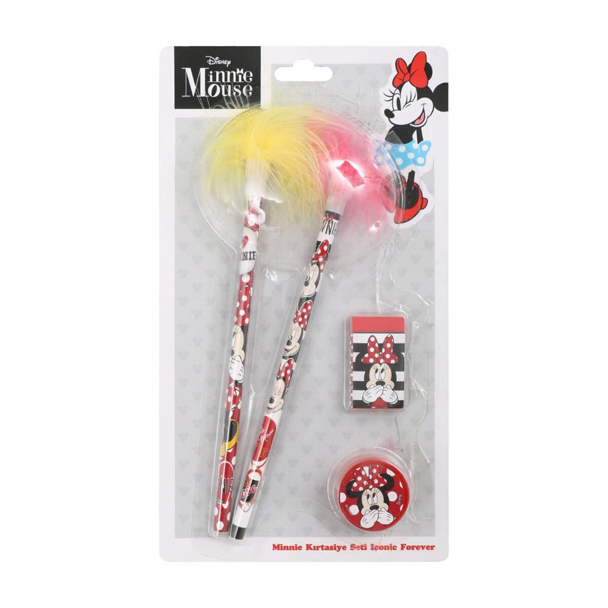 Disney Minnie Mouse Set instrumente de scris Minnie 6 buc