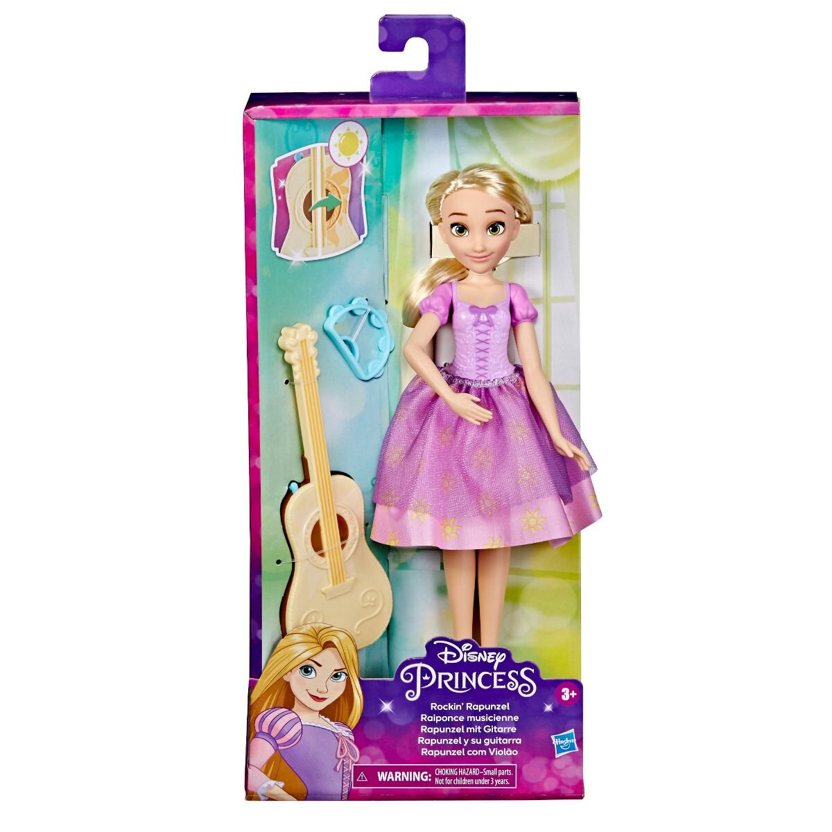 Disney Princess Papusa Everyday Adventures Rockin Raspunzel F3391EU40