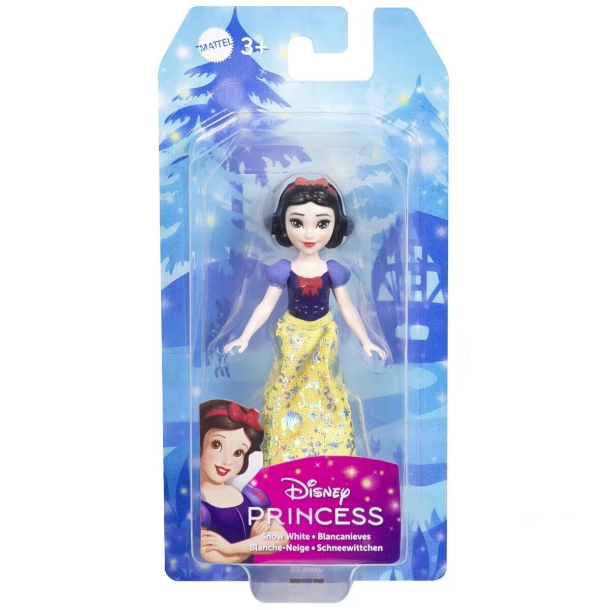 Disney Princess Papusa mini Alba ca Zapada 9 cm JBX47