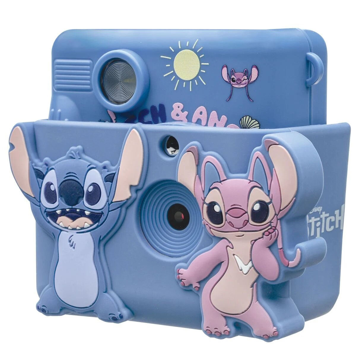 Disney Stitch Camera foto instant cu husa din silicon Lexibook Starcam