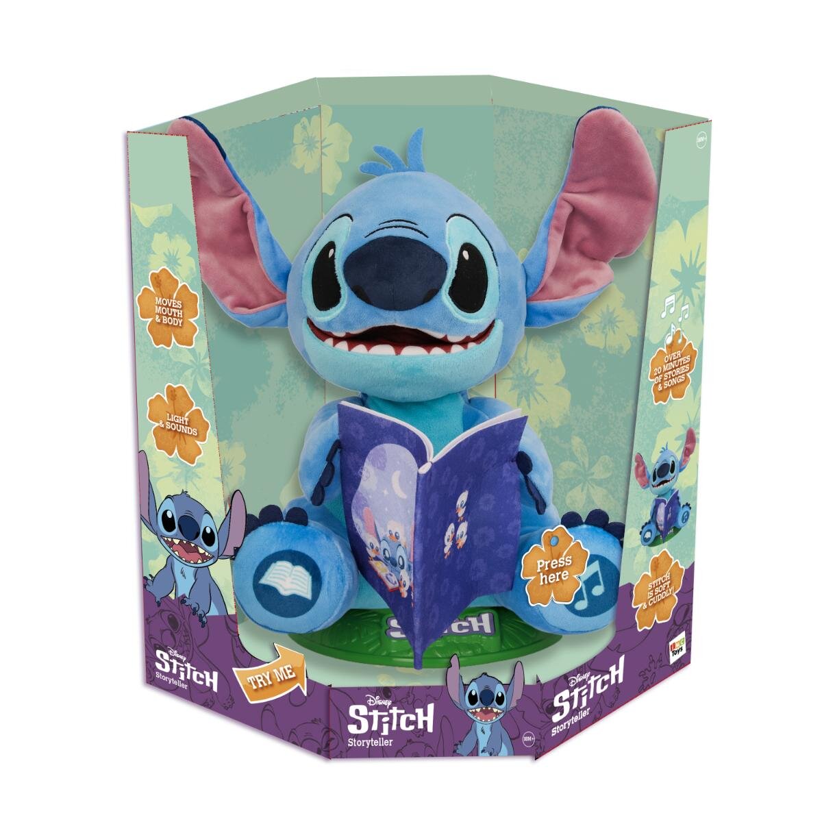 Disney Stitch Jucarie de plus interactiva Stitch povestitorul