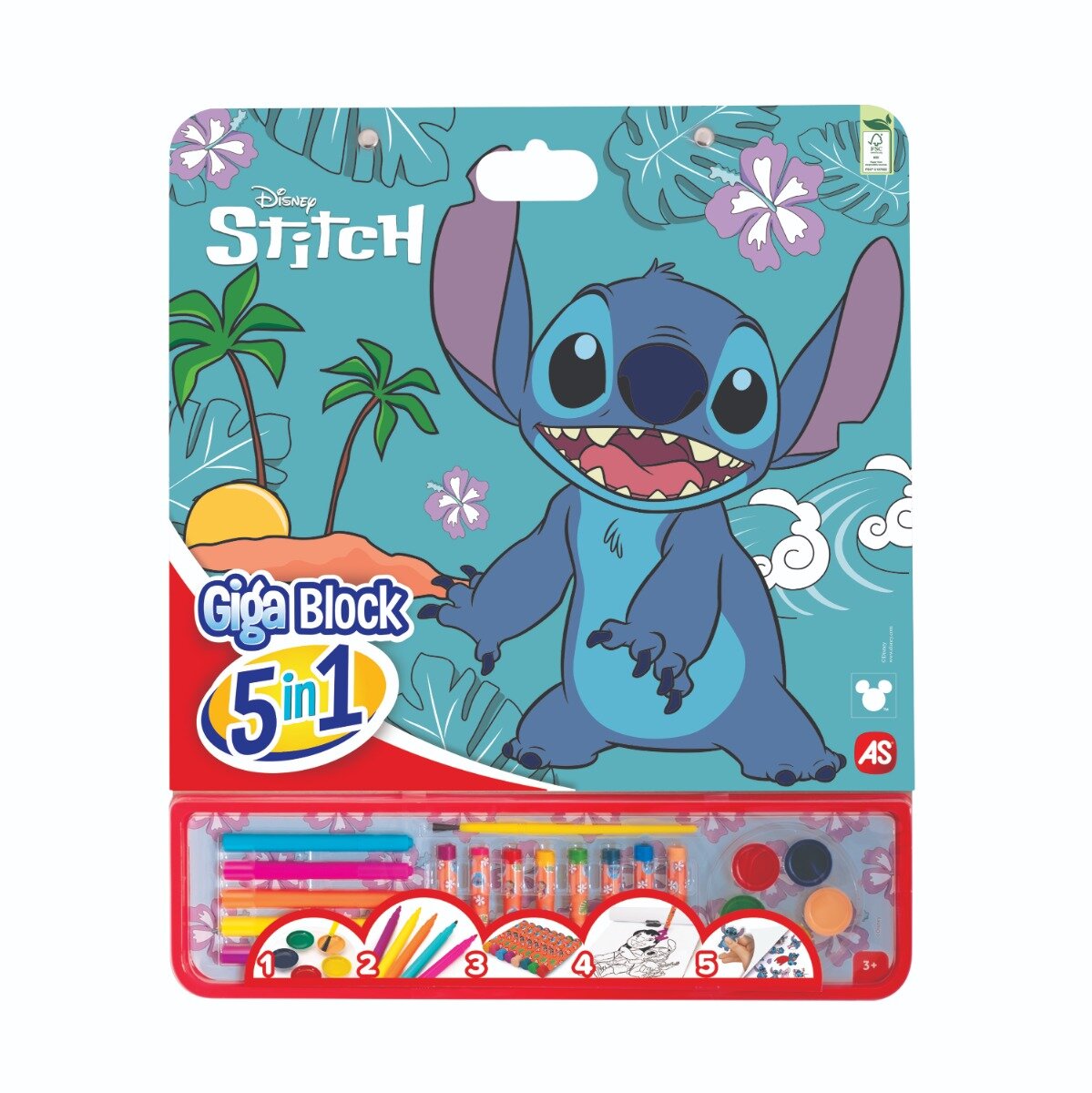 Disney Stitch Set pentru desen Giga Block 5 In 1