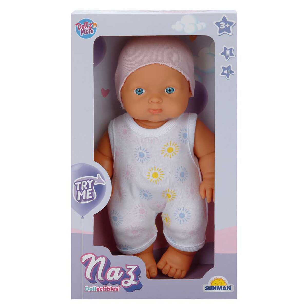 Dollz'n More Papusa bebelus Dollz n More Naz 23 cm