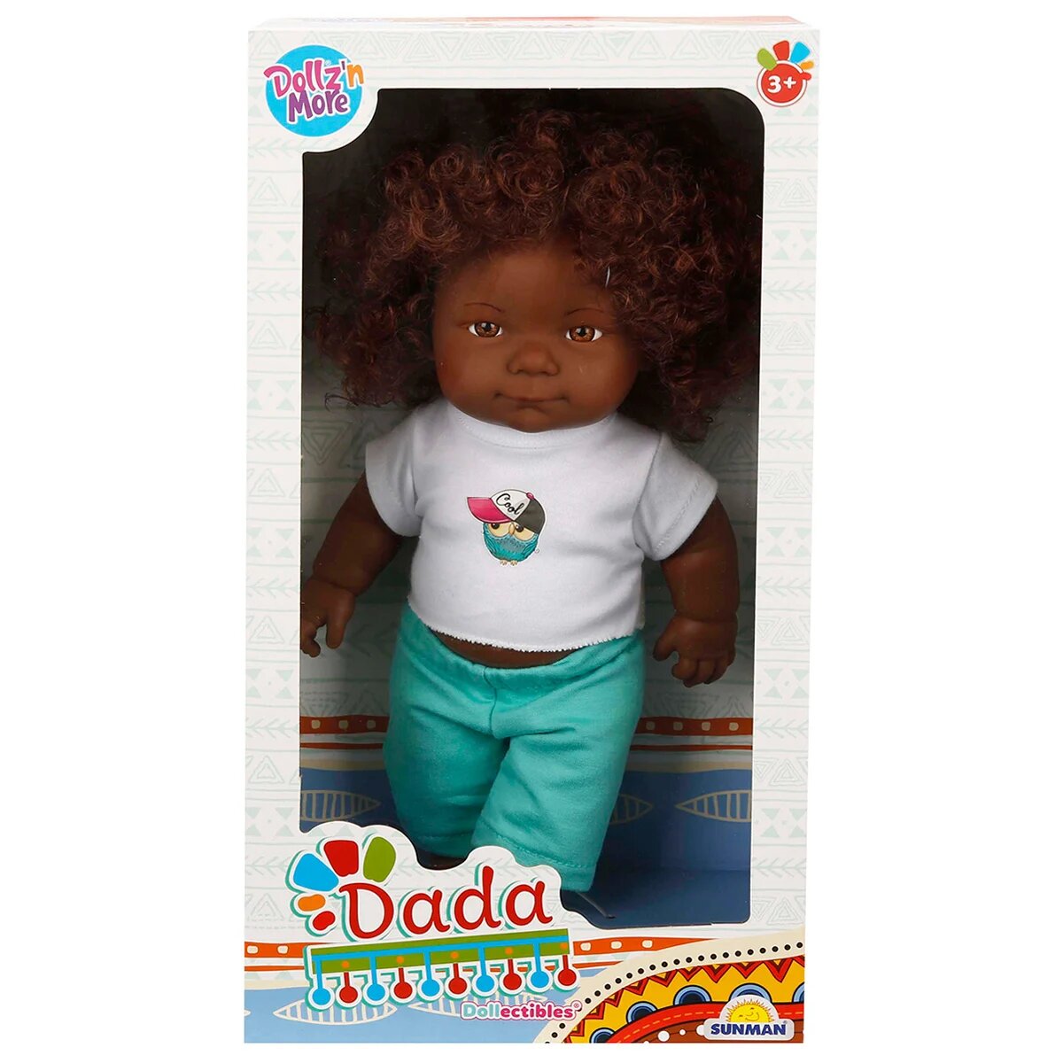 Dollz'n More Papusa Dada Curly Dollz n More 35 cm