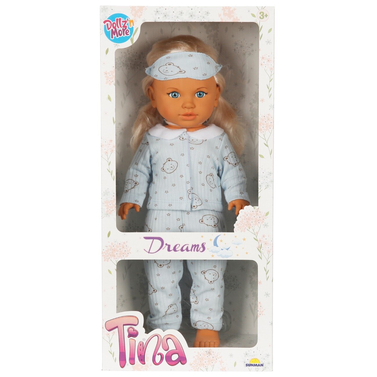 Dollz'n More Papusa Dollz And More Tina Dreams Albastru 45 cm