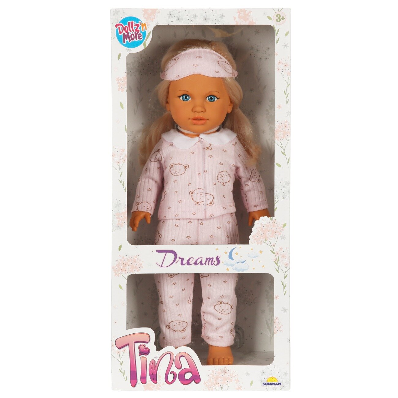 Dollz'n More Papusa Dollz And More Tina Dreams Roz 45 cm