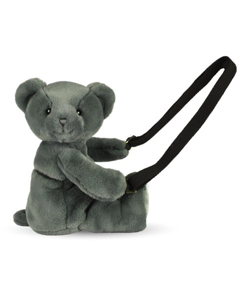 Doudou et Compagnie Jucarie de plus Doudou Ursulet geanta crossbody Kaki 30 cm