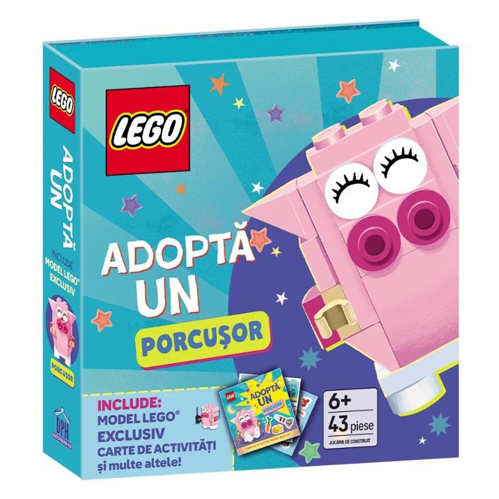 DPH Adopta un porcusor Lego Activitati pentru micii iubitori de animale