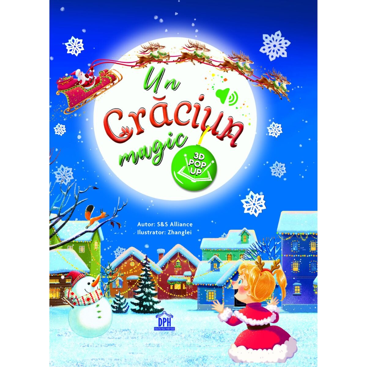 DPH Un Craciun magic Carte muzicala cu ilustratii pop-up