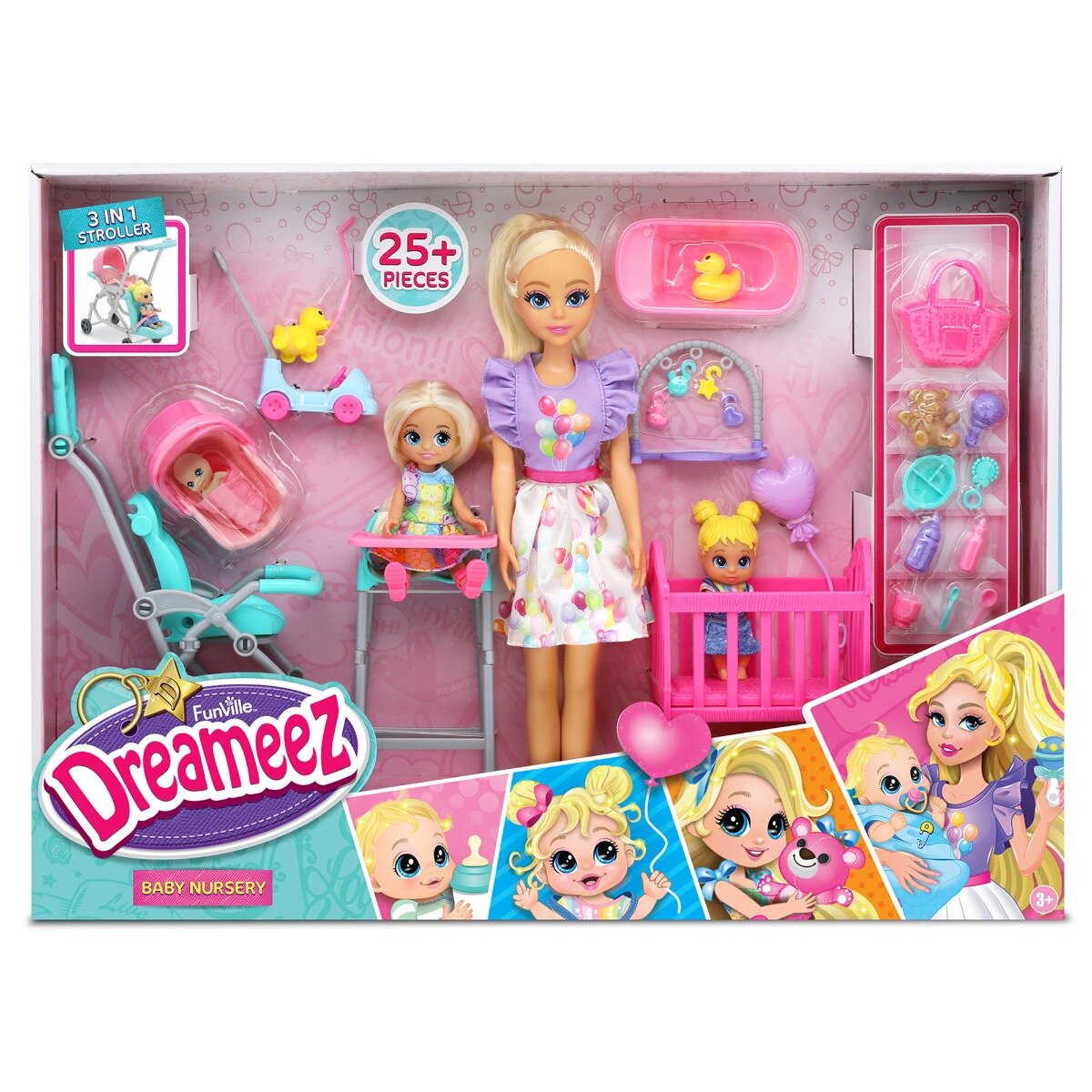 Dreameez Papusa Baby Nursery 25 piese