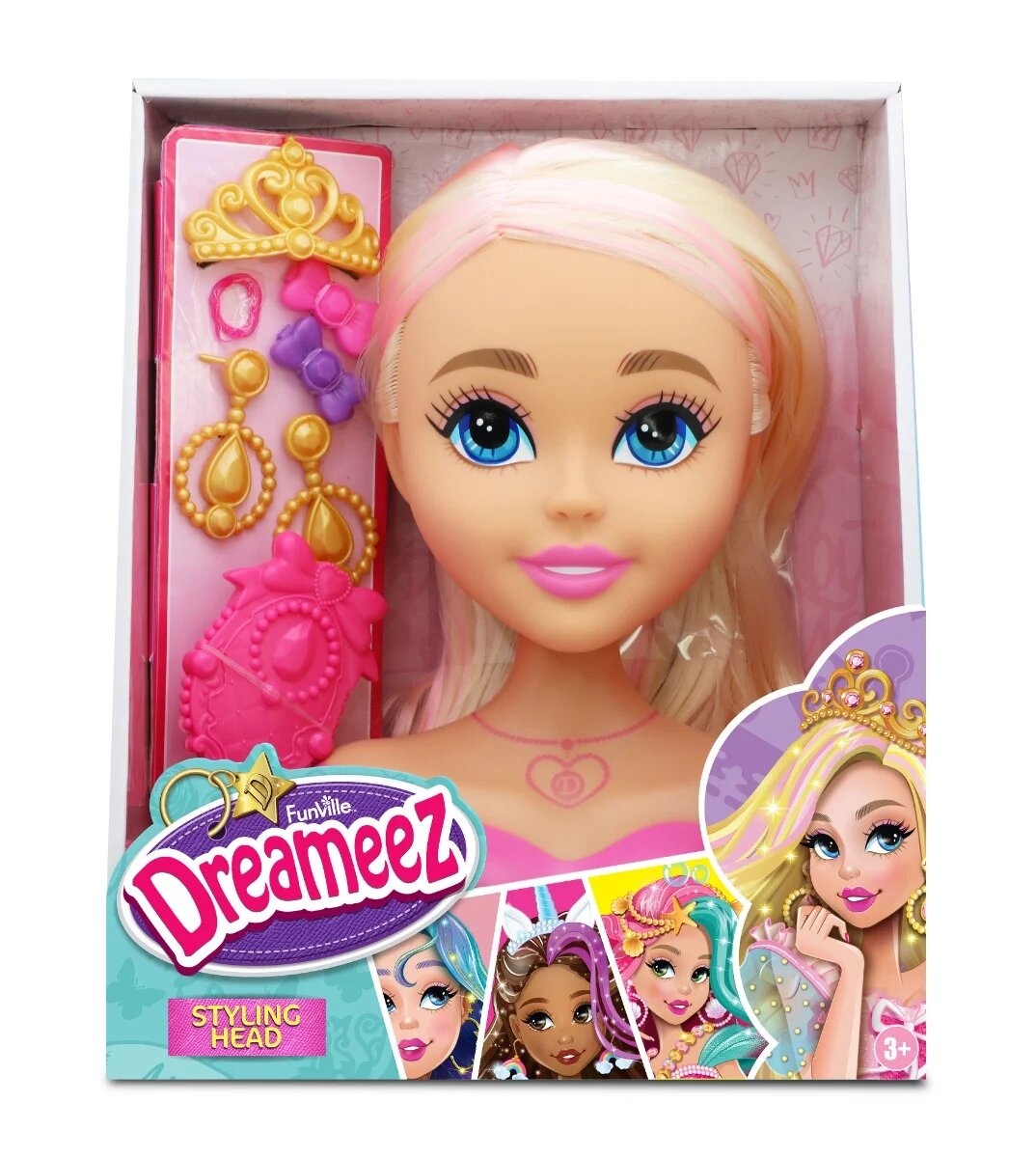 Dreameez Papusa cu accesorii de coafat Styling Head