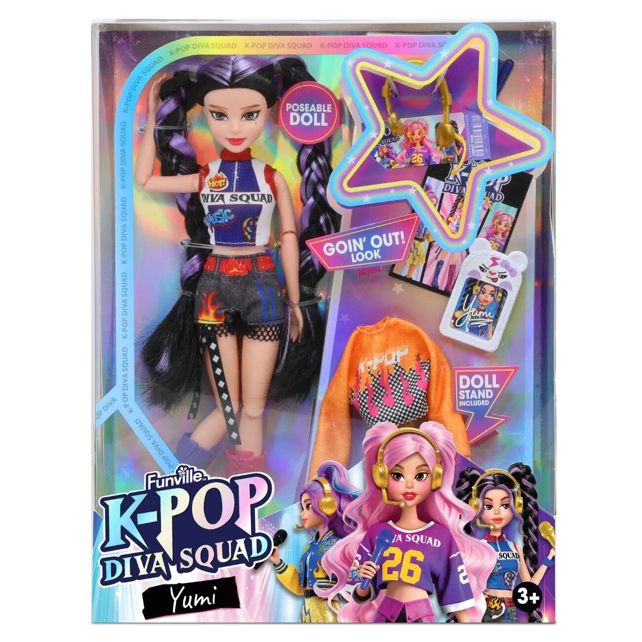 Dreameez Papusa cu accesorii K-Pop Diva Squad Yumi 29 cm