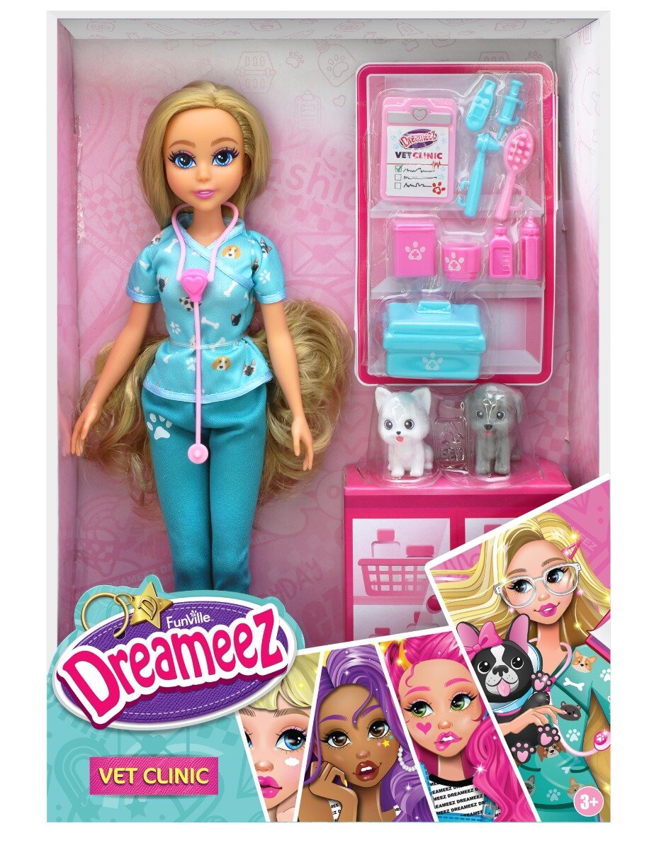 Dreameez Papusa cu accesorii Medic Veterinar
