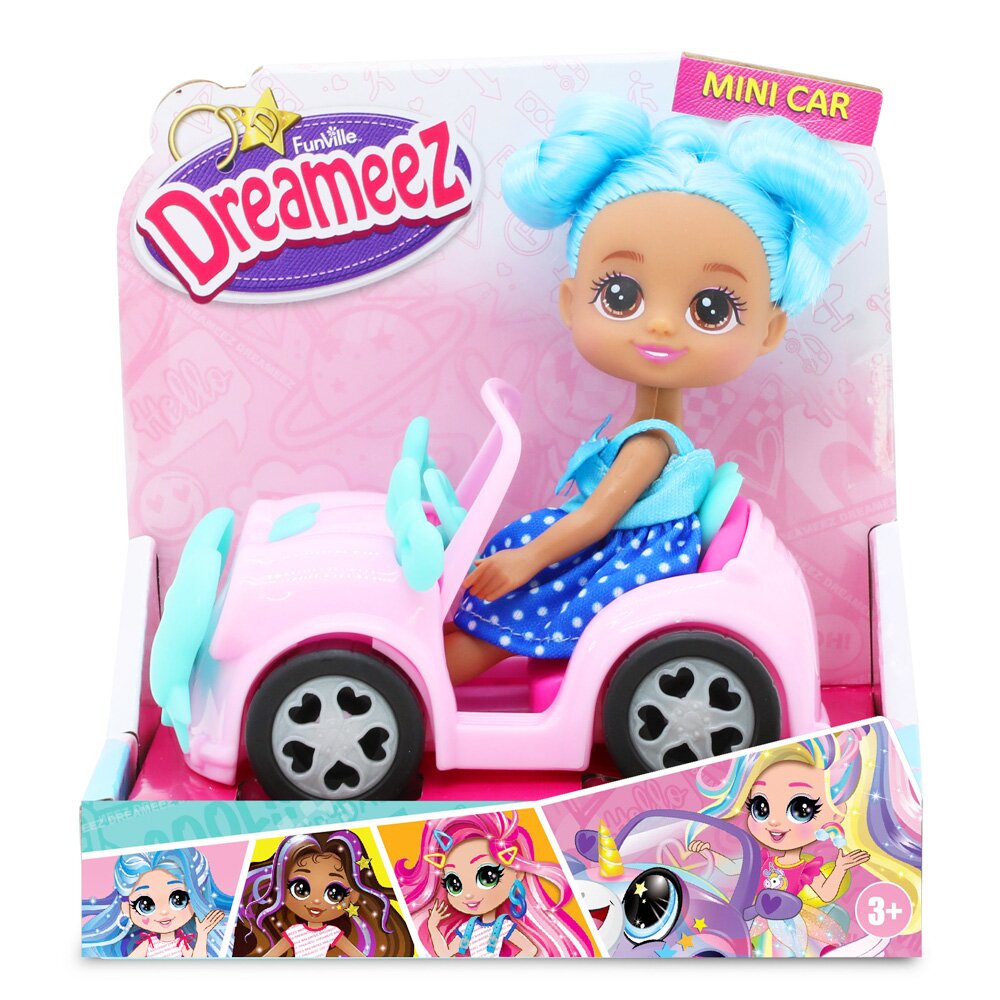 Dreameez Papusa cu masina Mini Car
