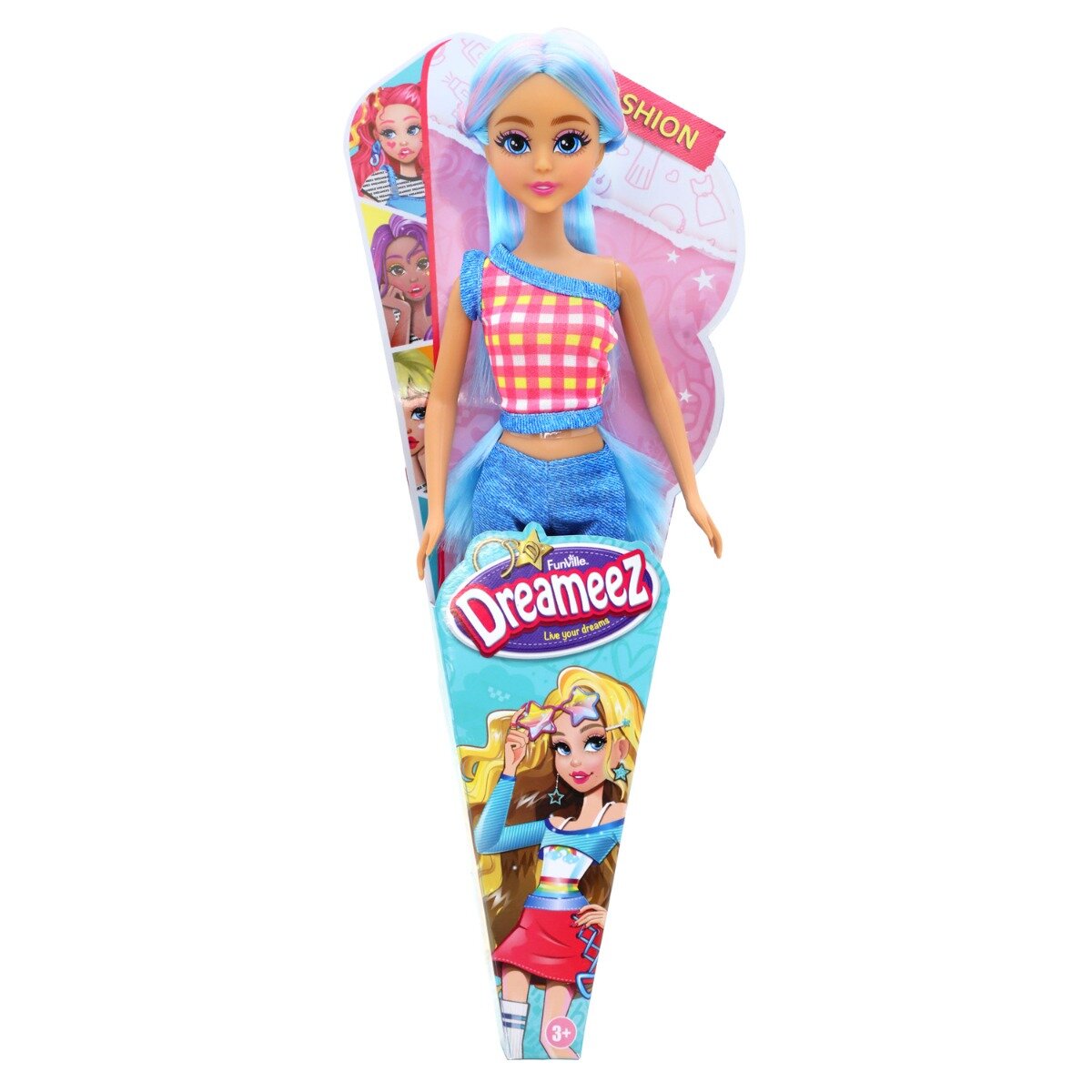 Dreameez Papusa fashion cu par albastru 33 cm