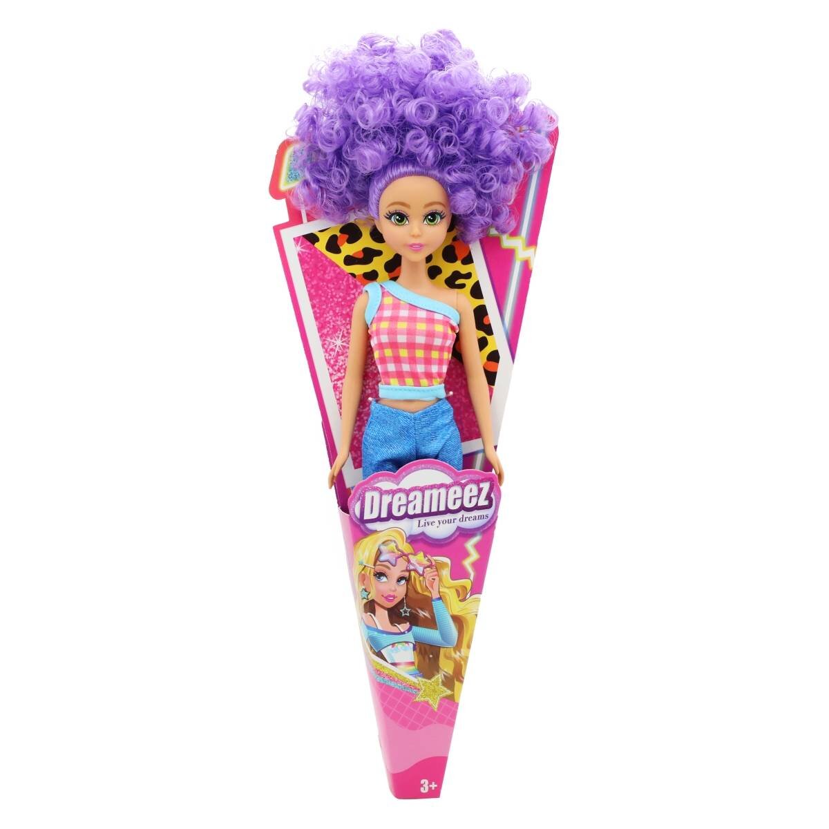 Dreameez Papusa fashion cu par mov 33 cm