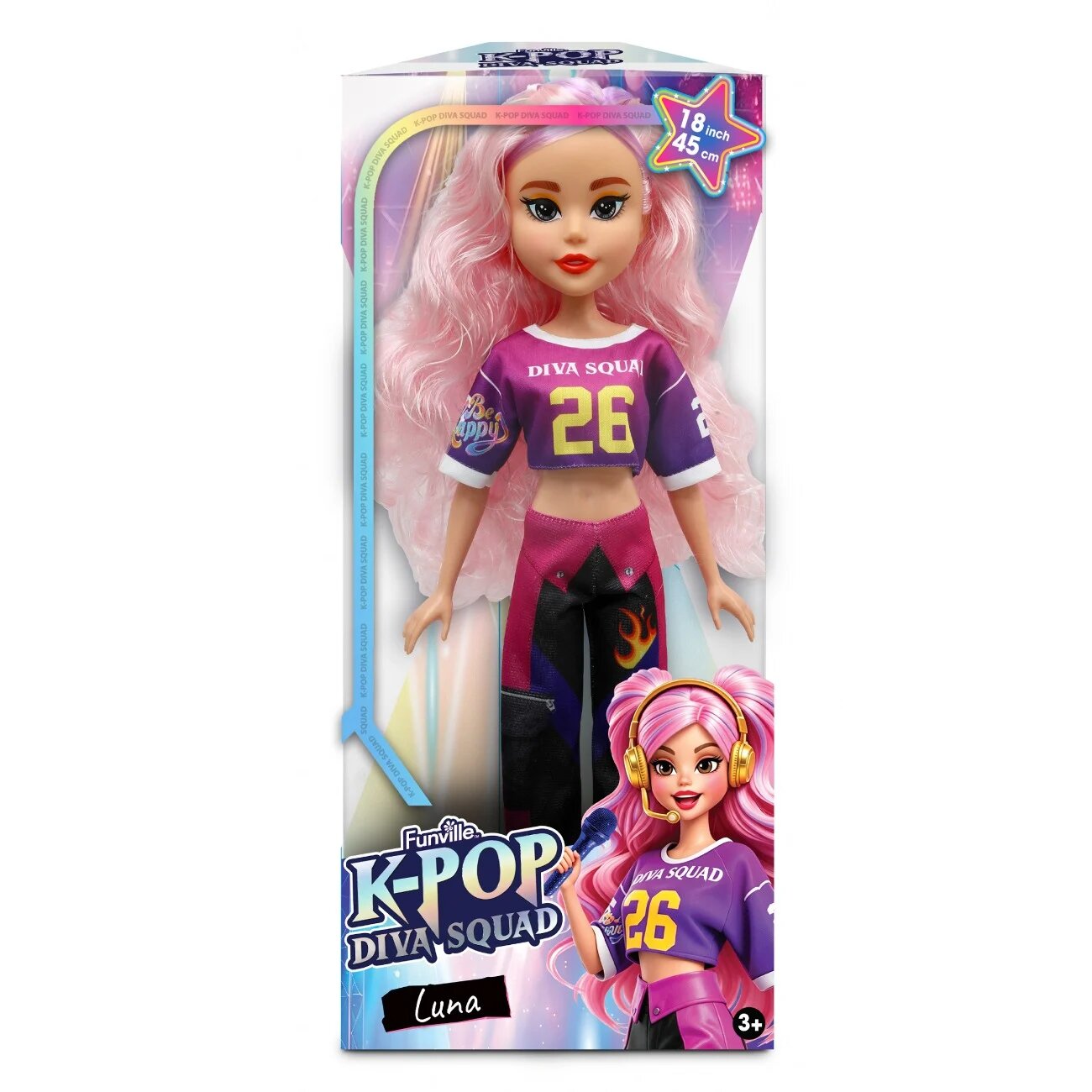 Dreameez Papusa K-Pop Diva Squad Luna 45 cm