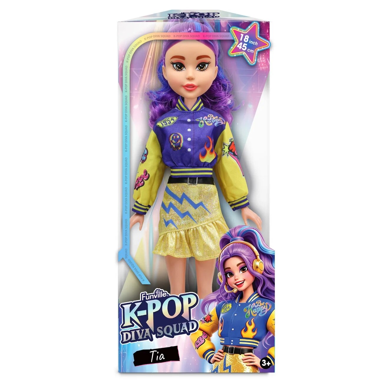 Dreameez Papusa K-Pop Diva Squad Tia 45 cm