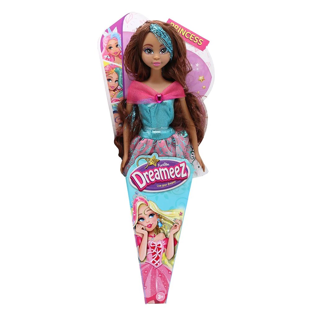 Dreameez Papusa printesa par brunet si rochie roz