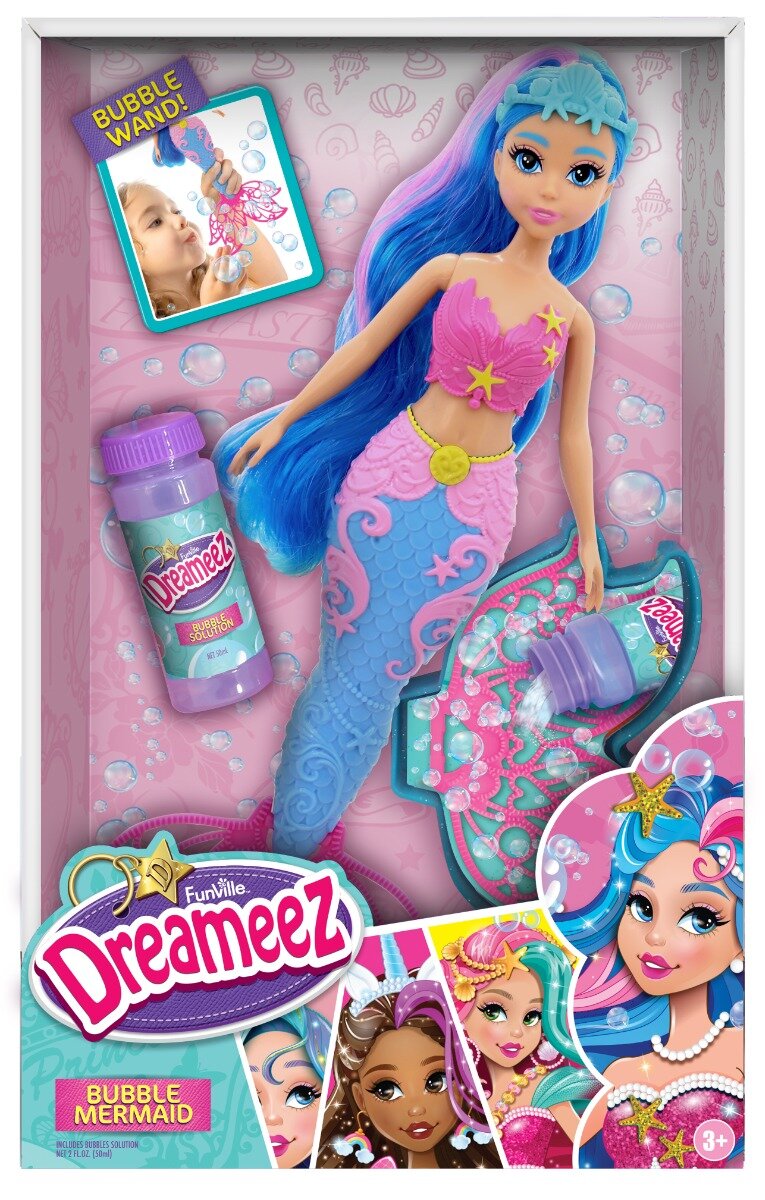 Dreameez Papusa sirena cu accesorii Bubble Mermaid